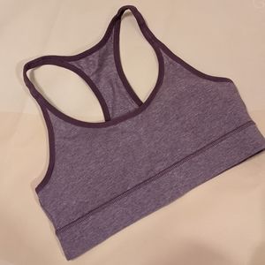 Pact Modern Racerback Sports Bra Lavender S
